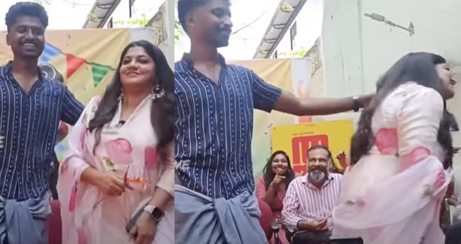 ‘തോളില്‍ കയ്യിടാനുള്ള ശ്രമം എന്നെ അസ്വസ്ഥയാക്കി; എന്നാലും കോളേജ് എടുത്ത നടപടികളില്‍ തൃപ്തയാണ്;’ അപര്‍ണ ബാലമുരളി