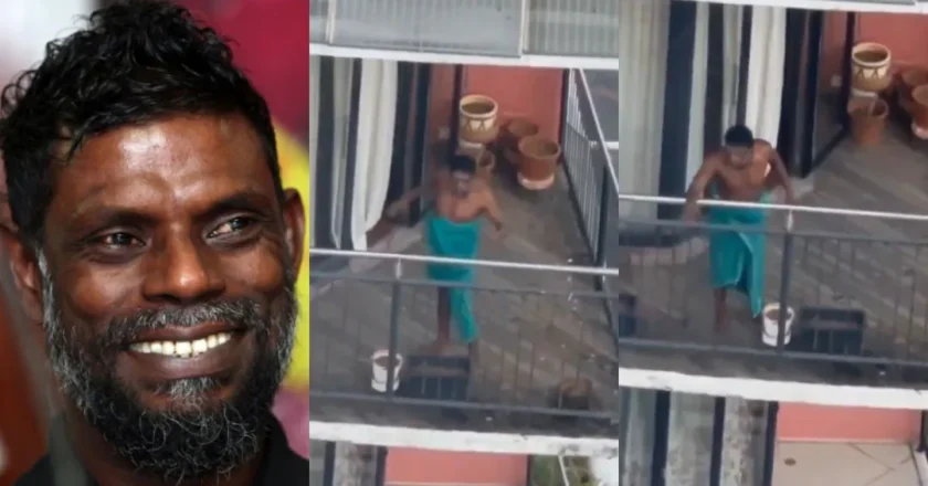 Vinayakan ഫ്ലാറ്റിൻ്റെ ബാല്‍ക്കണിയില്‍ നിന്ന് നഗ്നതാ പ്രദര്‍ശനവും തെറിവിളിയുമായി വിനായകൻ