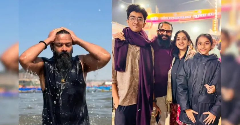 Jayasurya മഹാകുംഭ മേളയിൽ പങ്കെടുത്ത് ​ഗം​ഗയിൽ പുണ്യസ്നാനം ചെയ്ത് നടൻ ജയസൂര്യയും കുടുംബവും