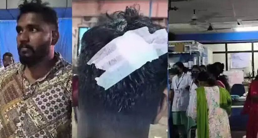 Pathanamthitta Police സ്ത്രീകള്‍ അടക്കമുള്ള സംഘത്തെ ജീപ്പിലെത്തിയ പോലീസ് സംഘം അകാരണമായി മര്‍ദിച്ചതായി പരാതി
