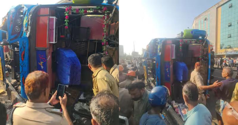 Kozhikode Bus Accident കോഴിക്കോട് ബസ് മറിഞ്ഞ് അപകടം; ഇരുപതോളം പേര്‍ക്ക് പരിക്ക്, ഒരാളുടെ നില ഗുരുതരം